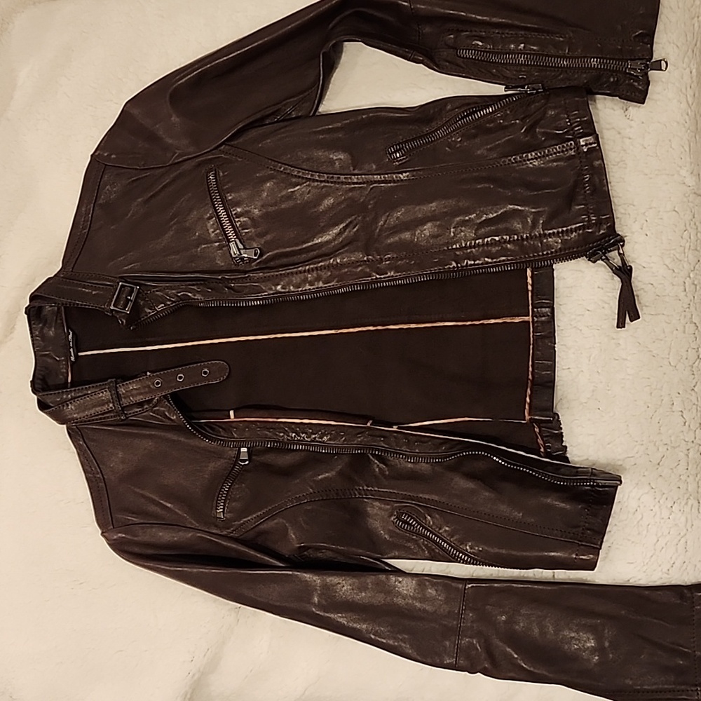 ITALIAN leather motorcycle jacket